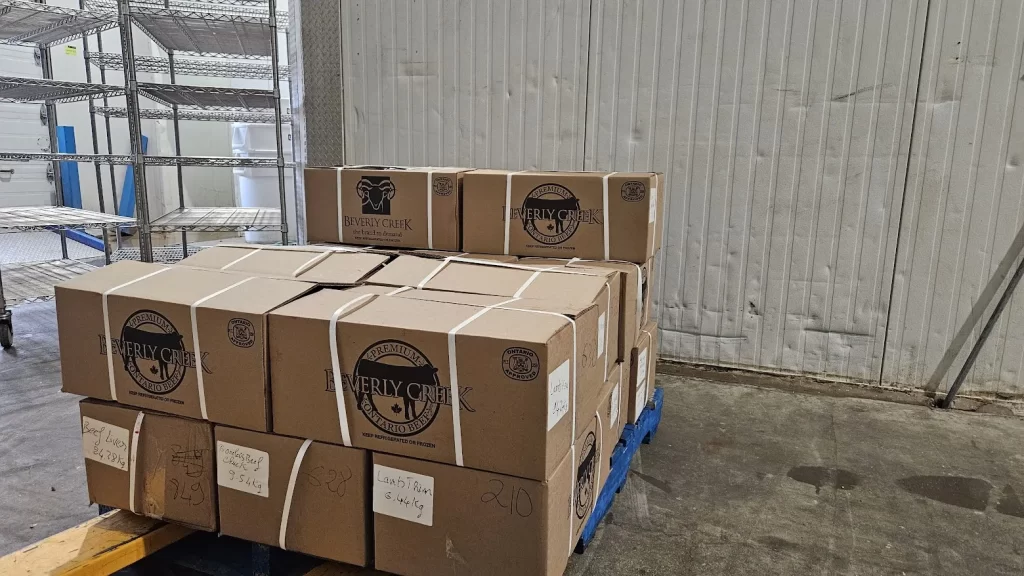 Delivery boxes for meat | Beverly Creek