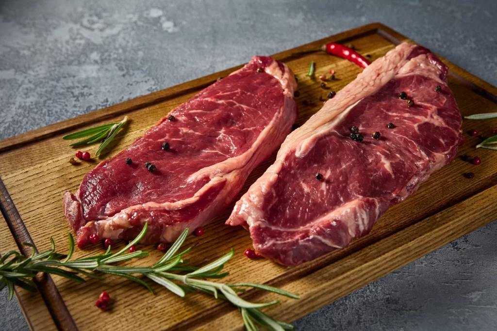 Grass-Fed Ontario Beef Striploin Steak by Beverly Creek farms